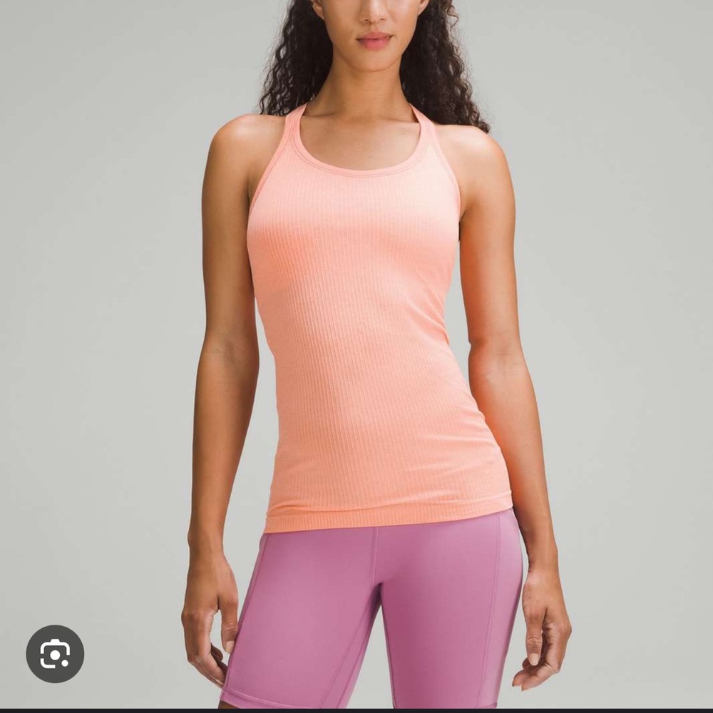 Lululemon ebb to the street tank size 8